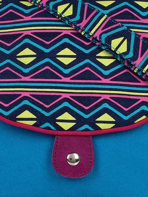 multi printed canvas sling bag - 11875228 - Standard Image - 4