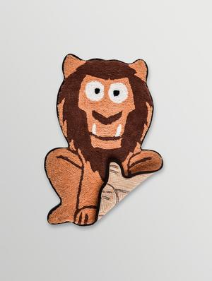 lion pattern textured bathing mat - 1189832 - Standard Image - 2