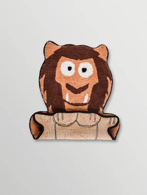 lion pattern textured bathing mat - 1189832 - Standard Image - 3