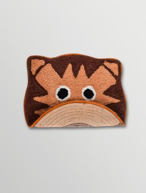 tiger face pattern textured bathing mat - 1189833 - Standard Image - 2