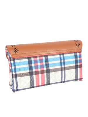 multi colored leatherette clutch - 11899335 - Standard Image - 2