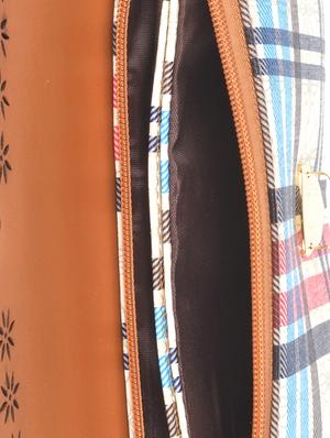 multi colored leatherette clutch - 11899335 - Standard Image - 3
