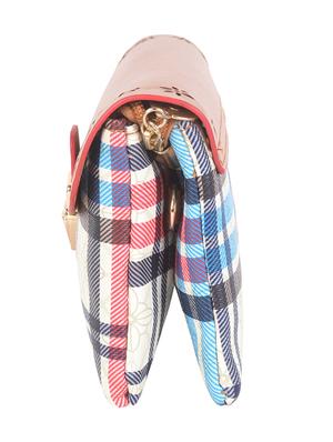 multi colored leatherette clutch - 11899335 - Standard Image - 4