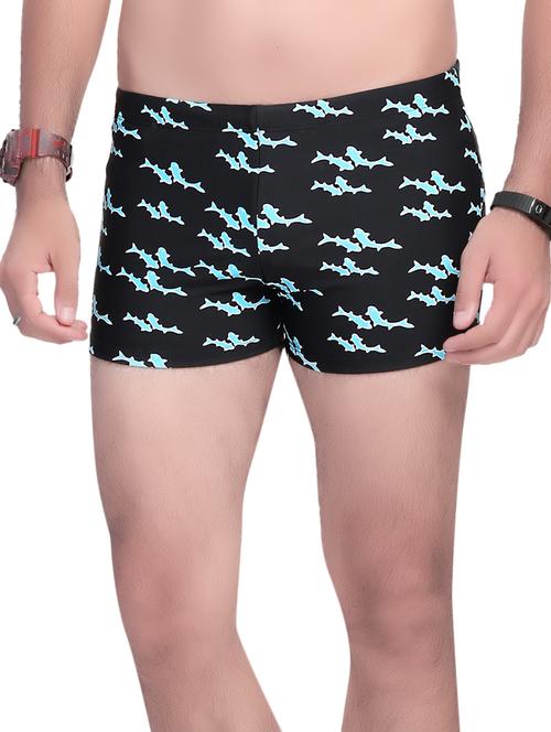black nylon blend briefs bottomwear - 11900624 - Standard Image - 1