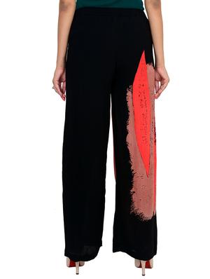 black rayon palazzo - 11902261 - Standard Image - 3