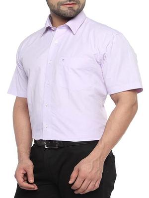 purple cotton formal shirt - 11902424 - Standard Image - 2