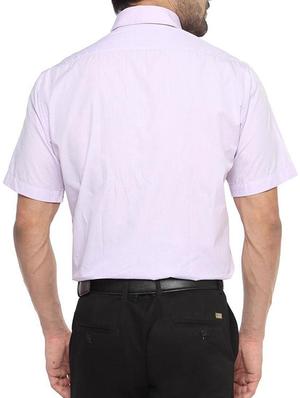 purple cotton formal shirt - 11902424 - Standard Image - 3