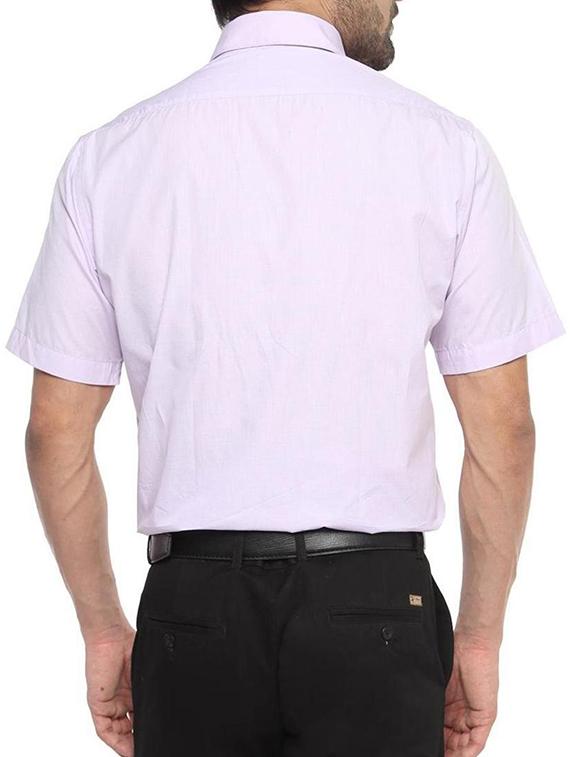 purple cotton formal shirt - 11902424 - Zoom Image - 3