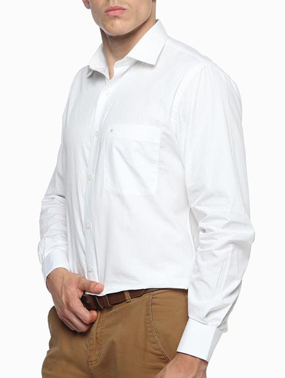 white cotton formal shirt - 11902427 - Zoom Image - 2