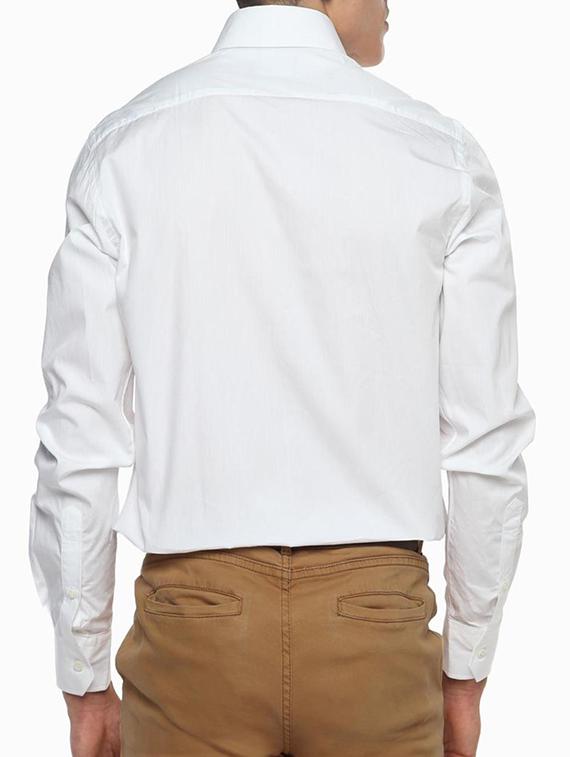 white cotton formal shirt - 11902427 - Zoom Image - 3