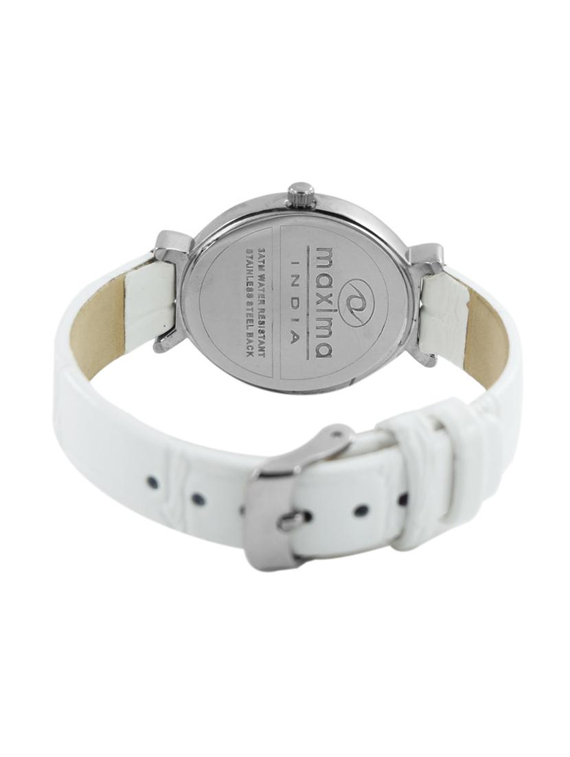 maxima white analog watch for women - 11903153 - Zoom Image - 3