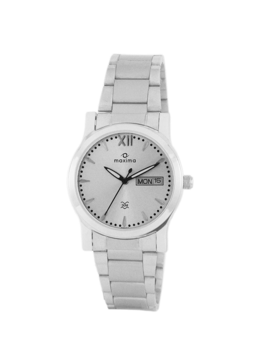 maxima silver analog watch for women - 11903205 - Zoom Image - 1