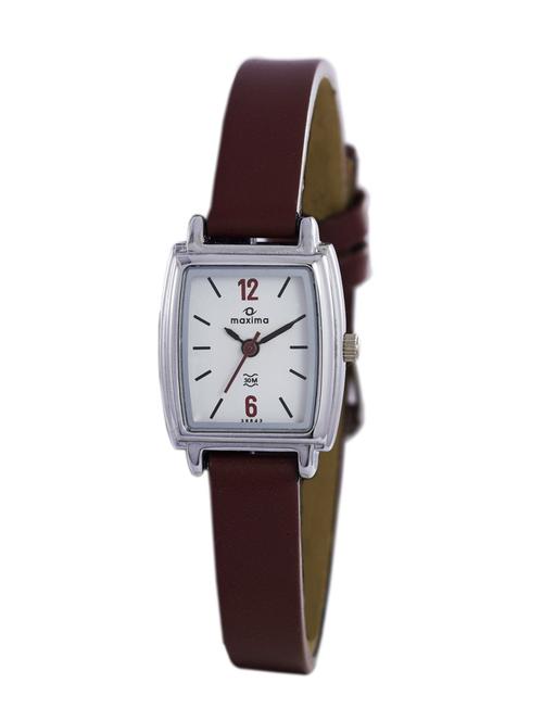 maxima white analog watch for women - 11903248 - Standard Image - 1