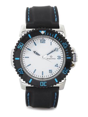 maxima white analog watch for men - 11904039 - Standard Image - 5