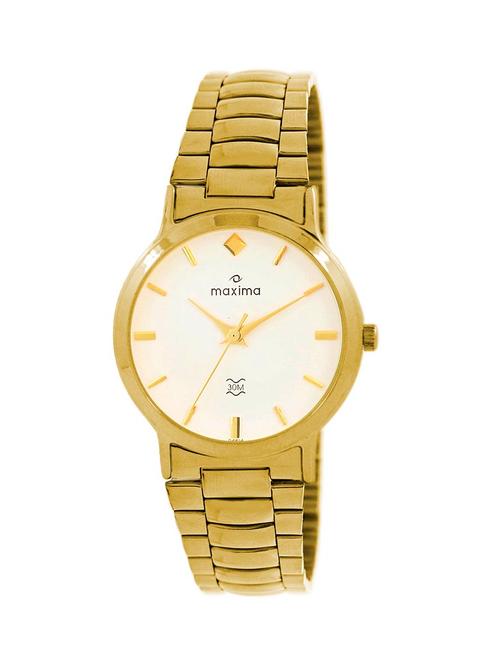gold stainless steel wrist watch - 11904249 - Standard Image - 1
