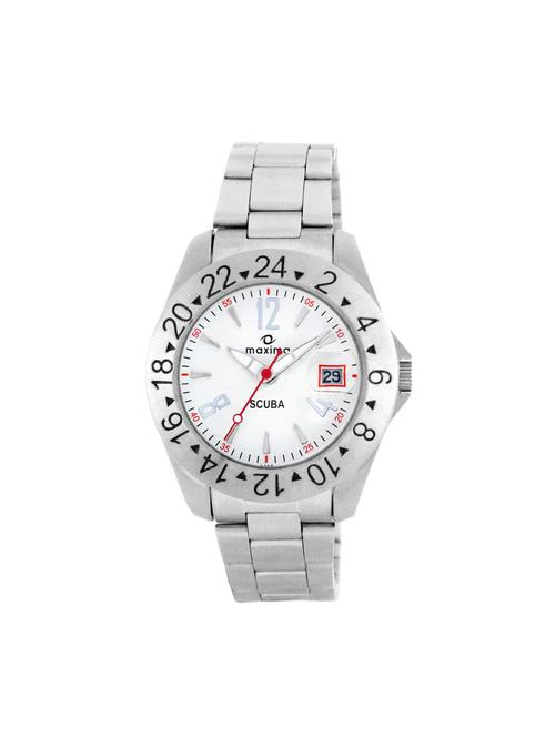 maxima white analog watch for men - 11904471 - Very Small Image - 1