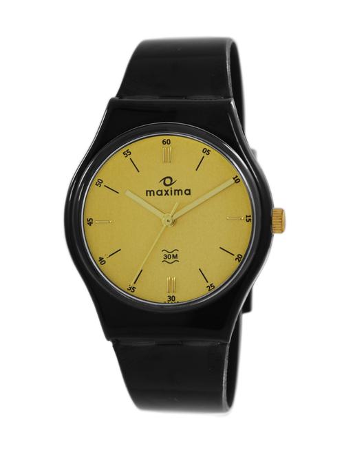black polyester analog watch - 11904681 - Standard Image - 1
