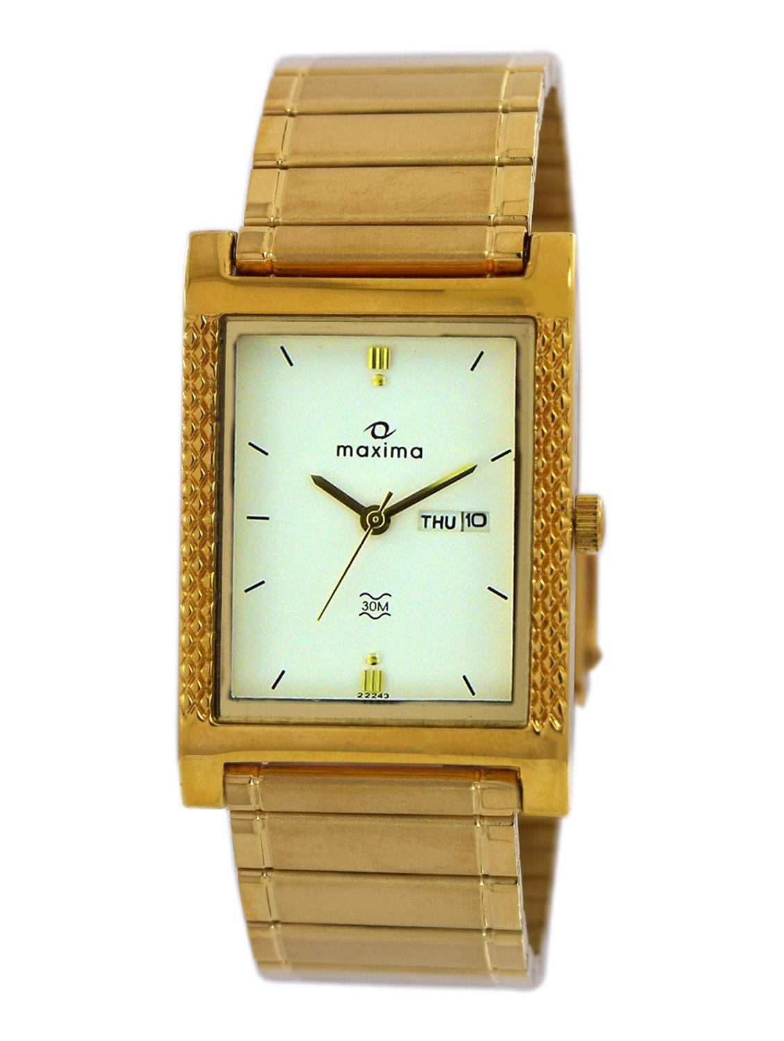 maxima white analog watch for men - 11904767 - Zoom Image - 1