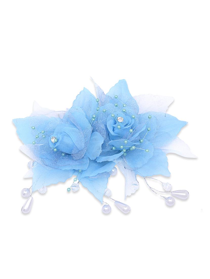 blue metal back hairclip - 11909101 - Zoom Image - 1