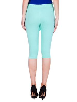 green cotton capri legging - 11909843 - Standard Image - 3