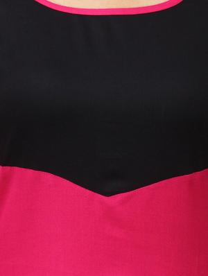 pink rayon straight kurta - 11916017 - Standard Image - 4