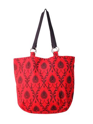 red printed tote - 11928772 - Standard Image - 2