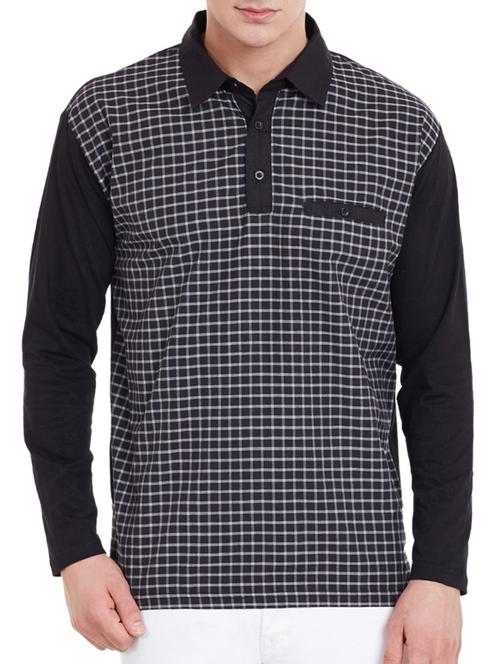 black cotton tshirt - 11930114 - Standard Image - 1