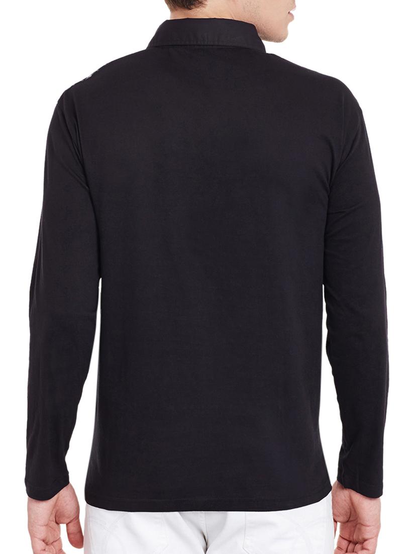 black cotton tshirt - 11930114 - Zoom Image - 3