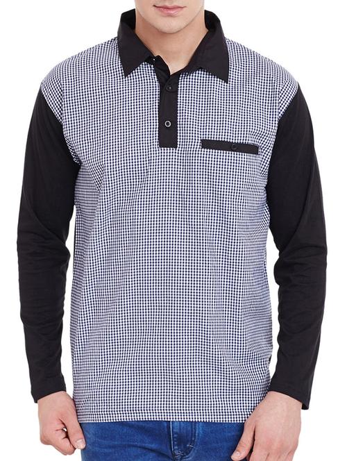 black cotton tshirt - 11930119 - Standard Image - 1