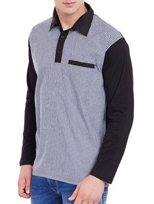 black cotton tshirt - 11930119 - Standard Image - 2