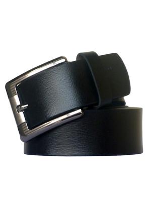 black color, leather belt - 11940534 - Standard Image - 2