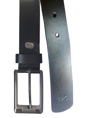 black color, leather belt - 11940534 - Standard Image - 3