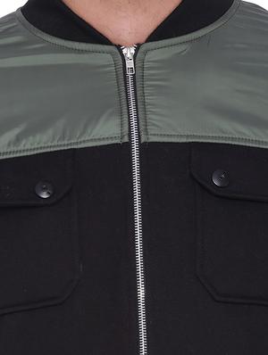green cotton casual jacket - 11940756 - Standard Image - 4
