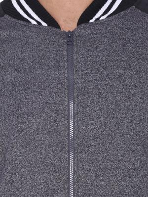 grey cotton bomber jacket - 11940759 - Standard Image - 4