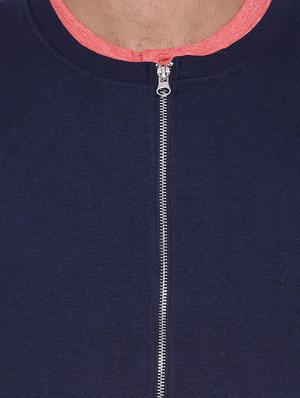 blue cotton casual jacket - 11940770 - Standard Image - 4