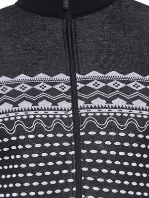 black printed casual jacket - 11940789 - Standard Image - 4
