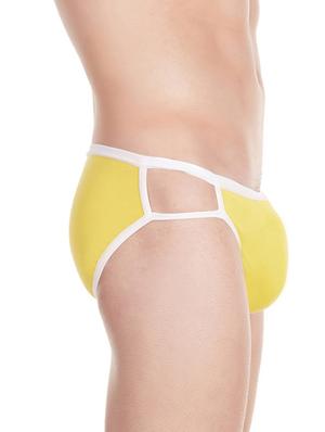 yellow cotton blend brief - 11941923 - Standard Image - 2