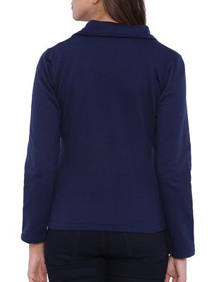 royal blue cotton jacket - 11943902 - Standard Image - 3