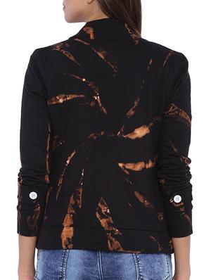 black cotton regular jacket - 11943914 - Standard Image - 3