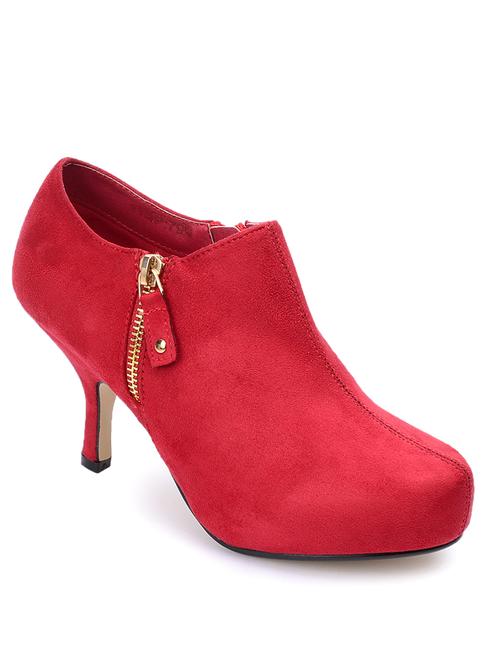 red suede  ankle boot - 11946183 -  Standard Image - 0