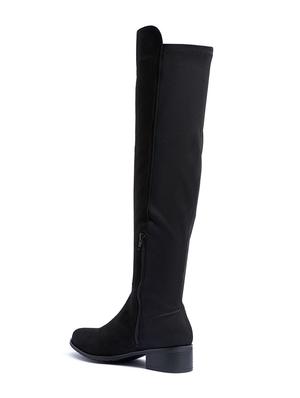 black knee length boot - 11946210 - Standard Image - 3