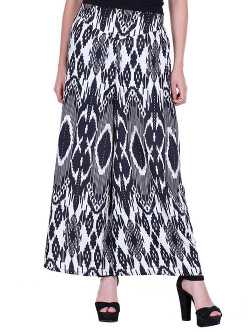 black crepe palazzo - 11946693 - Very Small Image - 1