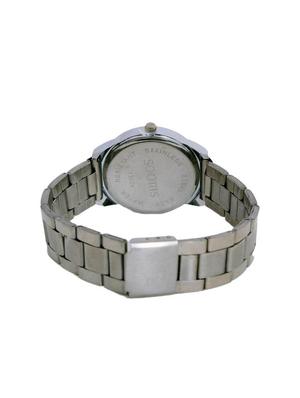 metallic analog round dail wrist watch - 11949090 - Standard Image - 3