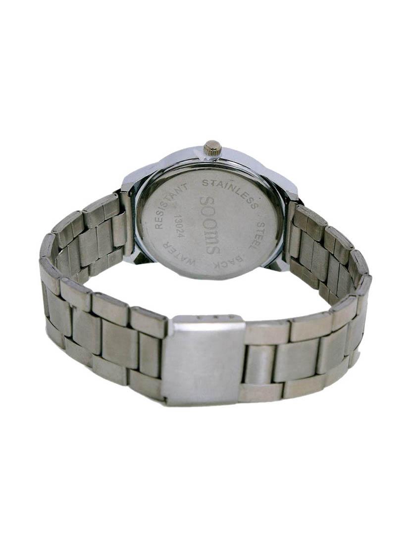 analog round dail metallic wrist watch - 11949091 - Zoom Image - 3