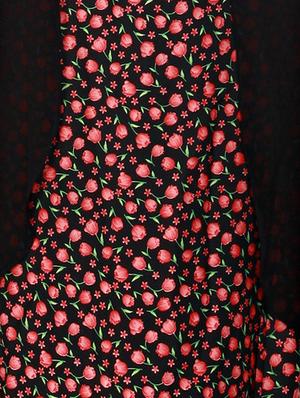 mandarin neck layered maxi dress - 11949673 - Standard Image - 4