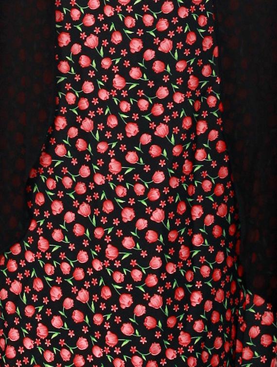 mandarin neck layered maxi dress - 11949673 - Zoom Image - 4