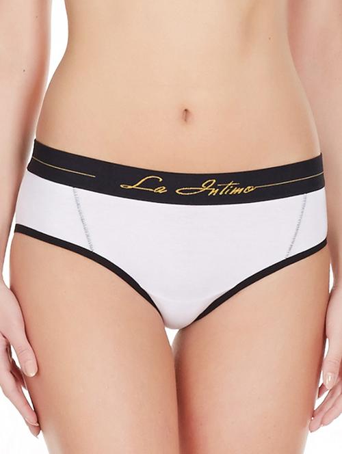 white cotton hipster panty - 11951973 - Standard Image - 1
