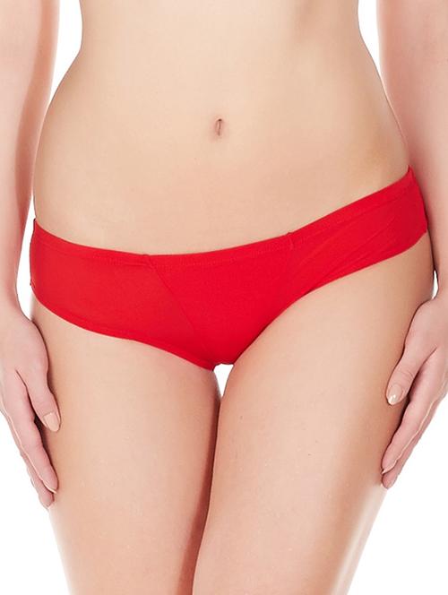 red nylon bikini panty - 11951992 - Standard Image - 1