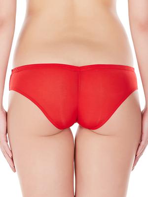 red nylon bikini panty - 11951992 - Standard Image - 3