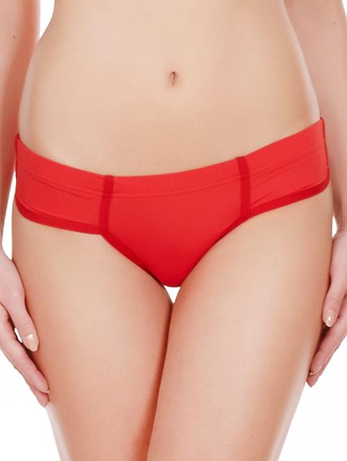red nylon bikini panty - 11951997 - Standard Image - 1